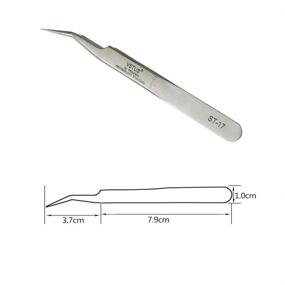 img 2 attached to Vetus Professional Tweezers Non Magnetic Stainless