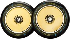 img 4 attached to 🛴 Pro Stunt Scooter Wheel 120mm Hollow Wheels with ABEC 9 Bearings for MGP/Razor/Lucky/Envy/Vokul Scooter - GRAVITI [1 Pair, 2pcs]