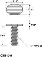 🔧 enhance your woodworking efficiency with the powertec 71481 t-track knob kit – 10 pack logo