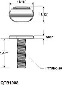 img 1 attached to 🔧 Enhance Your Woodworking Efficiency with the POWERTEC 71481 T-Track Knob Kit – 10 Pack