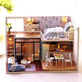 img 3 attached to 🏠 Creative Ogrmar Dollhouse Miniature Furniture