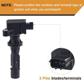 img 2 attached to JDMON Compatible Ignition Coils L3G218100A