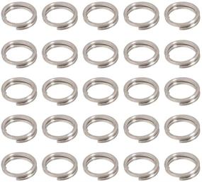 img 4 attached to 🔗 SEO-Optimized: PandaHall Elite 290 Pieces 5mm 16-Gauge 304 Stainless Steel Split Rings - Double Loop Jump Rings for Earrings, Bracelets, Necklaces - DIY Jewelry Crafting Supplies