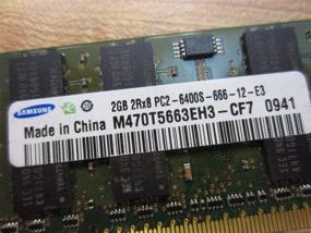 img 2 attached to 💾 Samsung 2GB DDR2 PC2-6400 800MHz 200-pin SODIMM - M470T5663EH3-CF7 💾 Samsung 2ГБ DDR2 PC2-6400 800МГц 200-контактный SODIMM - M470T5663EH3-CF7