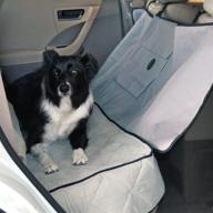 🚗 protect your back seat with k&h pet products car seat saver deluxe and removable front seat barrier logo