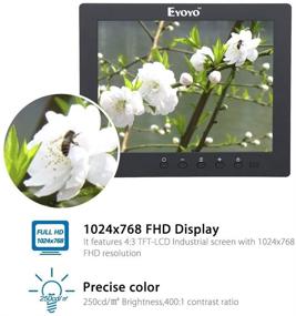 img 3 attached to 🖥️ Eyoyo S801C: Compact 8 Inch HDMI BNC VGA Monitor with 1024x768 4:3 Display and Powerbank Support