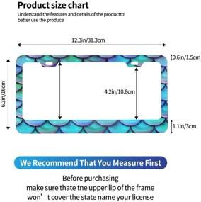 img 2 attached to Mermaid Decorative Protector Standard Vehicles