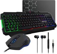 🎮 g-lab combo helium - ultimate 4-in-1 gaming bundle: backlit qwerty keyboard, 3200 dpi gaming mouse, in-ear headphones and non-slip mouse pad - for pc, mac, ps4, xbox one logo