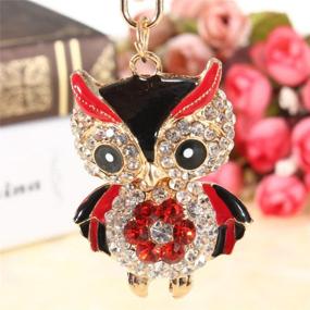 img 2 attached to Sparkling Blingbling Keychain Crystal Rhinestone