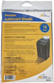 img 1 attached to 🔍 Enhanced SEO: Royal Sovereign Shredder Lubricant Sheets, Pack of 10 (RS-SLS)