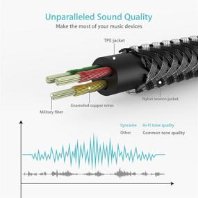 img 2 attached to 🎧 Syncwire Braided Aux Adapter Headphones