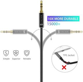 img 3 attached to 🎧 Syncwire Braided Aux Adapter Headphones