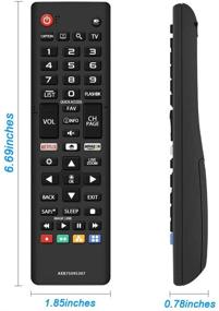 img 2 attached to 📺 Bincolo AKB75095307 Remote Control Replacement: LG LED LCD Smart TV Compatibility and More