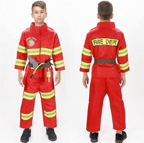 img 1 attached to 👨 Golray Dress Up Firefighter Accessories Halloween - Perfect Costume Additions for Kids & Adults