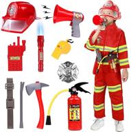 👨 golray dress up firefighter accessories halloween - perfect costume additions for kids & adults логотип