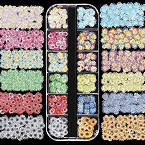 img 1 attached to Flowers Stickers Sequins Decoration Crafting