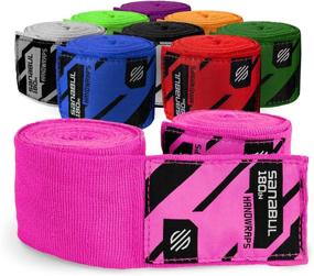 img 4 attached to 🥊 Enhanced SEO: Sanabul Elastic Pro 180-inch Handwraps Ideal for Boxing, Kickboxing, Muay Thai, MMA