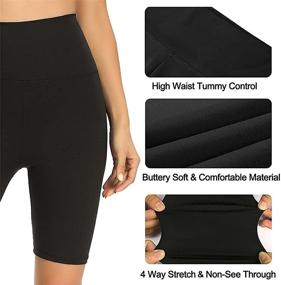 img 1 attached to GAYHAY Biker Shorts Women Control Sports & Fitness in Running