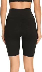 img 3 attached to GAYHAY Biker Shorts Women Control Sports & Fitness in Running