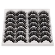 👁️ enhance your eyelashes with jimire 3d wispy long mink fluffy volume lashes - 14 pairs pack logo