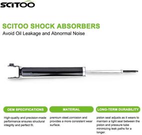img 3 attached to SCITOO Shocks Struts Absorbers Compatible Replacement Parts for Shocks, Struts & Suspension