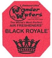 🚗 wonder wafers 25 ct black royale air fresheners: long-lasting fragrance in individually wrapped packs logo