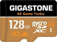 [5 лет бесплатного восстановления данных] карта памяти gigastone 128 гб micro sd дополнительное оборудование для компьютера и периферийные устройства логотип