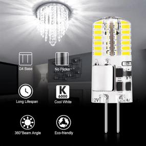 img 1 attached to G4 LED Bulb 12V 3W Bi-Pin Landscape Light Bulbs - Replacement for 20W 30W JC Halogen Bulb