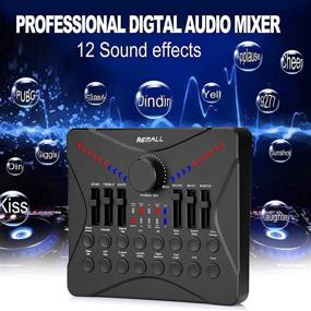 img 3 attached to REMALL Podcast Mixer and Audio Interface: Portable Studio Sound Board for Streaming, Recording, Gaming, and more - Ideal for DJ Mixing, Singing, PC Connectivity, and Phone Integration