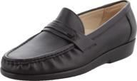 sas mens ace loafers black logo