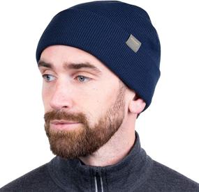 img 3 attached to MERIWOOL Unisex Beanie: Premium Merino Wool Ribbed Knit Winter Hat for Both Men and Women