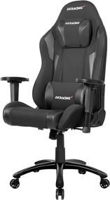 img 3 attached to AKRacing EX Wide Gaming Chair BLACK Furniture for Game & Recreation Room Furniture