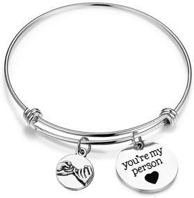 img 4 attached to You Person Bangle Bracelet Youre