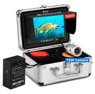 eyoyo underwater fishing camera: portable video fish finder with upgraded 720p camera, 12 ir lights, and 7 inch ips screen - ideal for ice, lake, boat, and sea fishing (30m+dvr) logo
