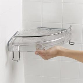 img 1 attached to 🚿 Organize Your Shower with OXO Good Grips Press-Sure Corner Shower Caddy