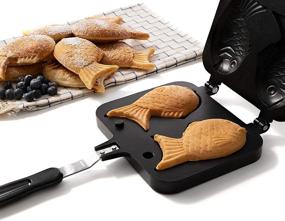 img 2 attached to Taiyaki Pan Shaped Waffle Silicone