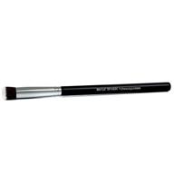 ultimate under eye concealer brush: beauty junkees mini flat top kabuki - perfect for concealing, blending, setting & buffing with powder, liquid, cream cosmetics - synthetic bristles, vegan-friendly logo