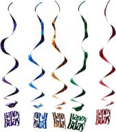 🎉 celebrate in style with happy birthday whirls (5/pkg) logo