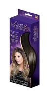 💁 daisy fuentes secret hair extensions in brown/black - elevating your style with more length and volume logo