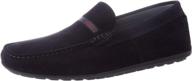 hugo mens modern moccasin brown209 men's shoes for loafers & slip-ons logo