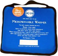 🔥 k&amp;h pet products microwaveable pet bed warmer in blue, 9"x9 логотип