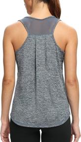 img 4 attached to Stay Stylish and Comfy with CNJUYEE Racerback Tank Tops: Perfect Workout Attire for Women