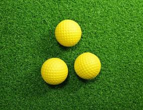 img 2 attached to 🏌️ PrideSports Foam Practice Golf Balls - Yellow (12 Count)