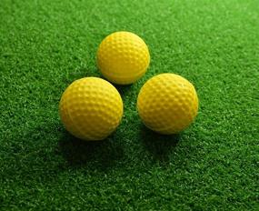 img 1 attached to 🏌️ PrideSports Foam Practice Golf Balls - Yellow (12 Count)