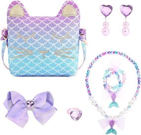 img 4 attached to 🧜 Mibasies Mermaid Themed Pretend Jewelry Accessories