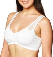 fruit of the loom women's 🏋️ front closure sport bra with breathable mesh straps logo