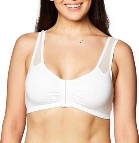 img 3 attached to Fruit of the Loom Women's 🏋️ Front Closure Sport Bra with Breathable Mesh Straps