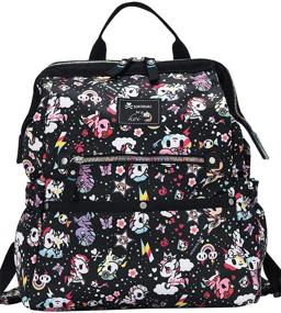 img 1 attached to 🎒 Stylish and Functional KOI Printed Medical Backpack Unicorno: Perfect for Healthcare Professionals