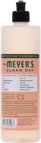 img 3 attached to 🧼 Case of 6 Mrs. Meyer's Clean Day Geranium Dish Soap, 16-Ounce Bottles