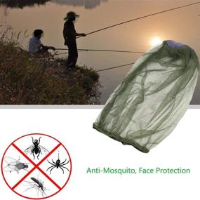 img 3 attached to 🪰 Ultimate Outdoor Protection: EVENTS Mosquito Head Net with Extra Fine Mesh - 3PC Set for Fishing, Camping, Hiking